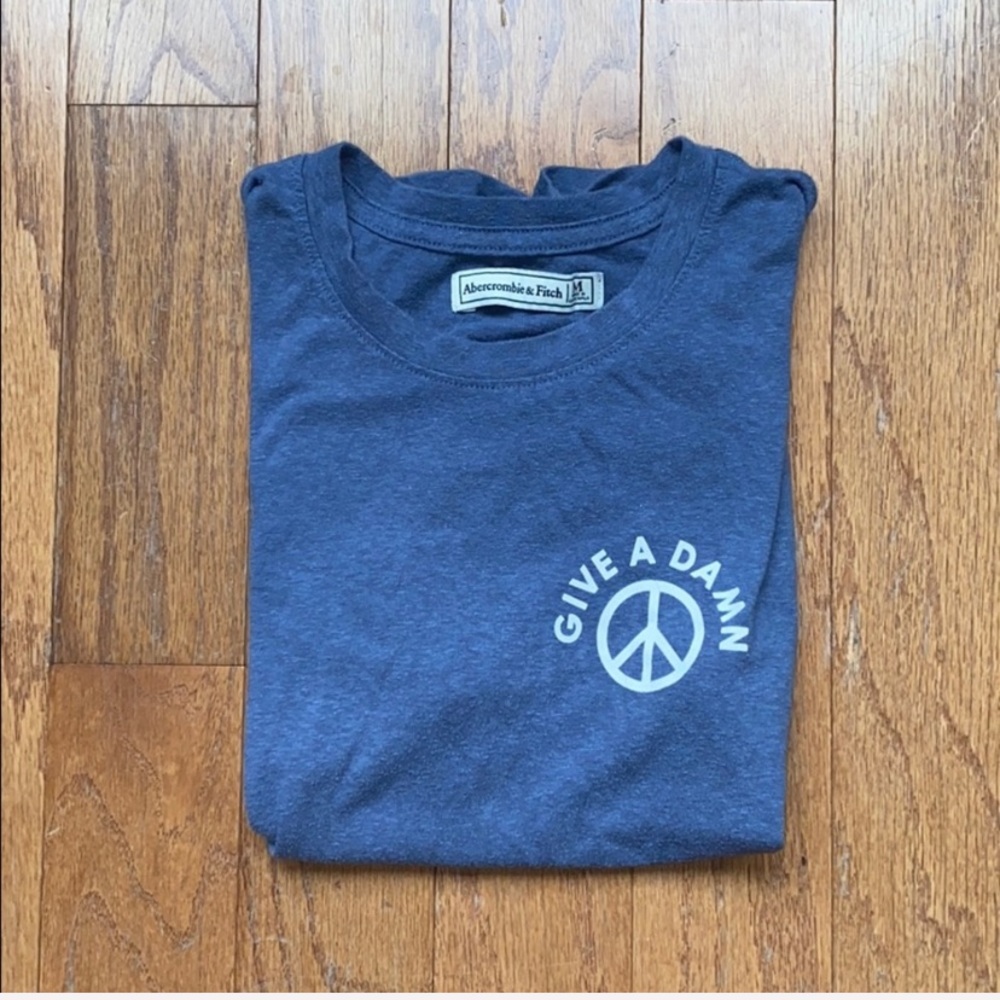 Give a Damn blue tshirt